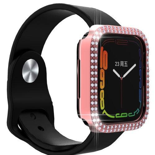 Cover-Discount Apple Watch 45mm - Glitzer Strass Schutz Case