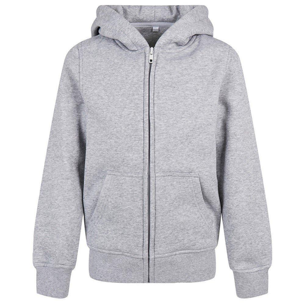 Build Your Own Basic Hoodie mit durchgehendem Reißverschluss
