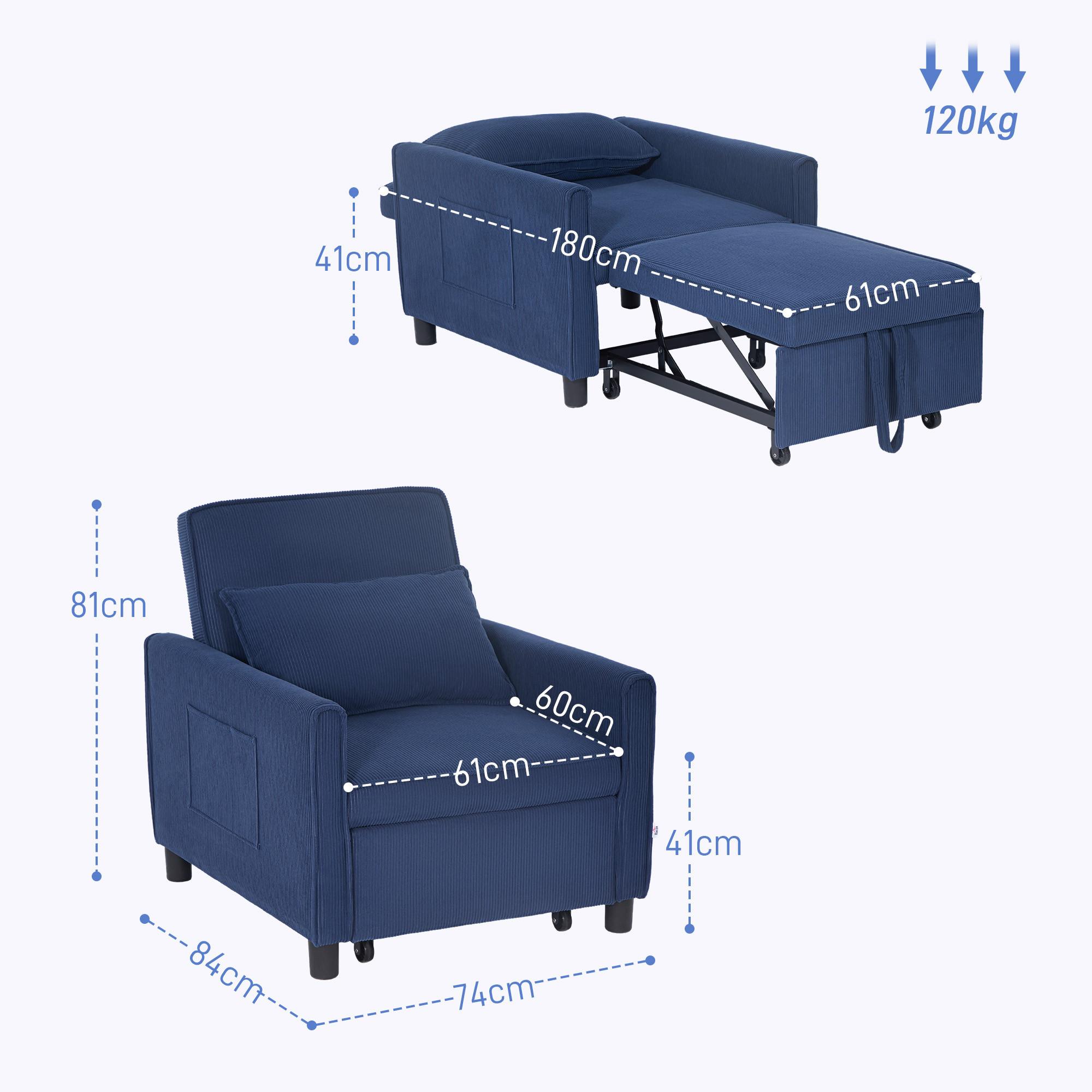 HOMCOM Schlafsessel