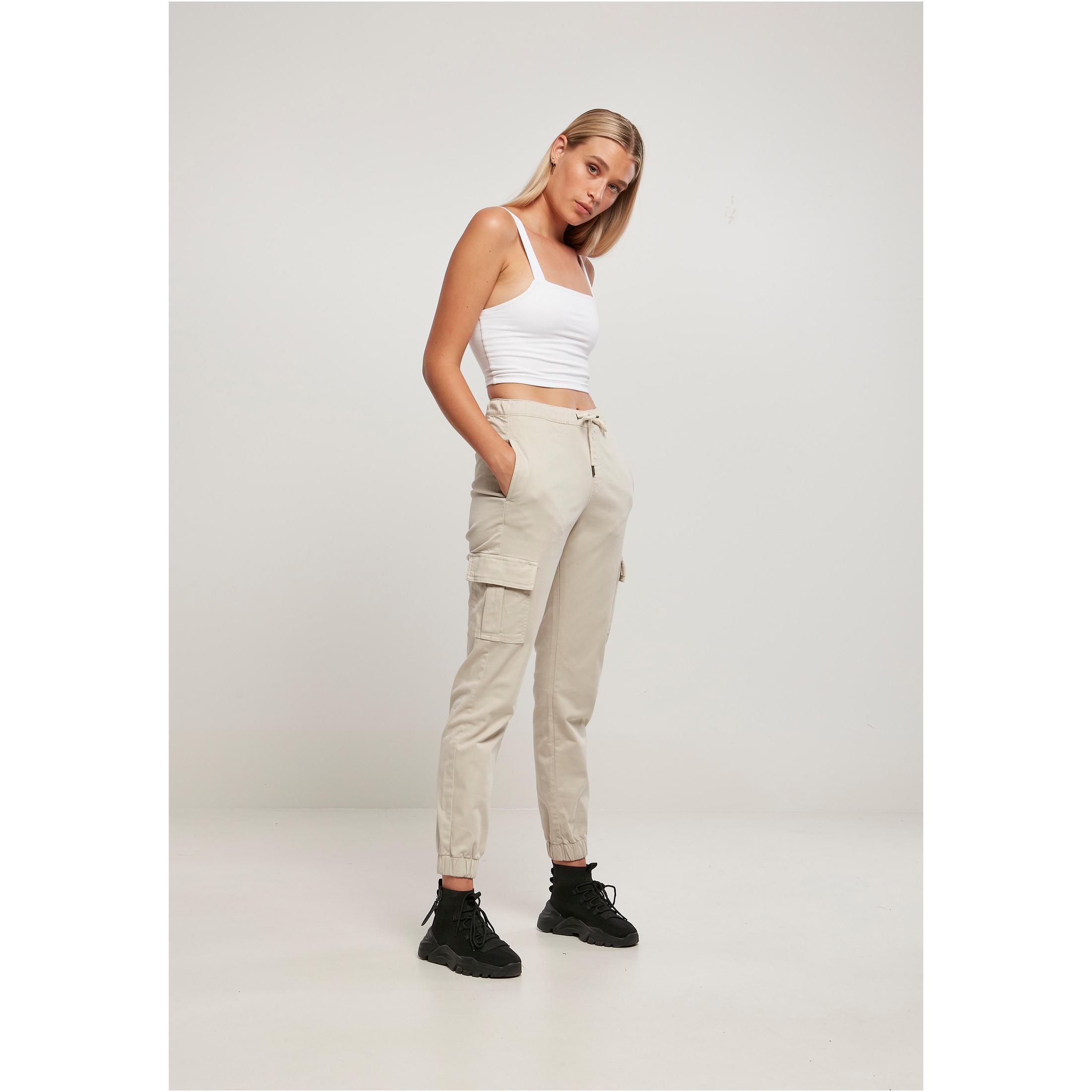 URBAN CLASSICS Bequeme High Waist Cargo Jogginghose
