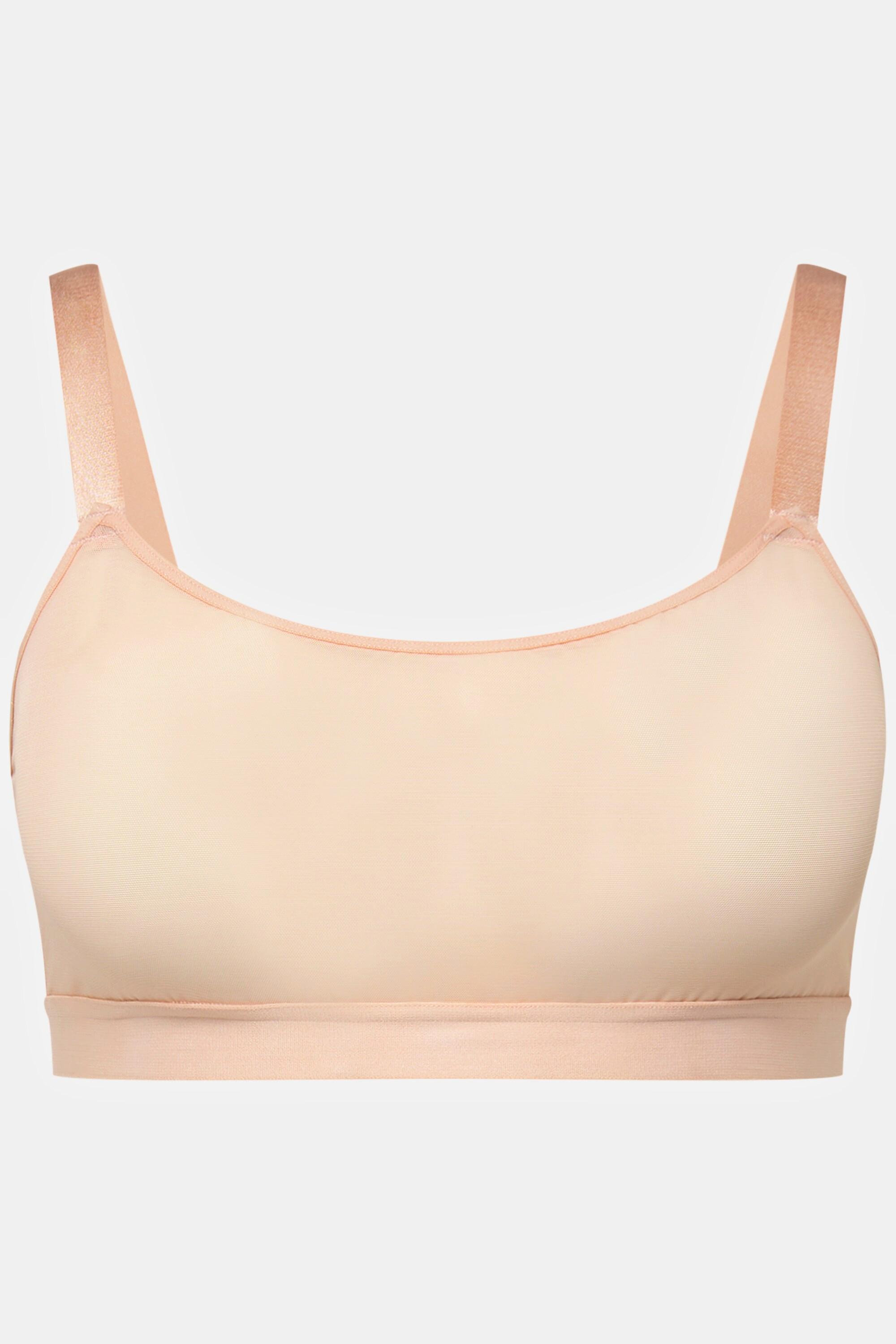 Ulla Popken Bustier, Unterbrustband, Mesh
