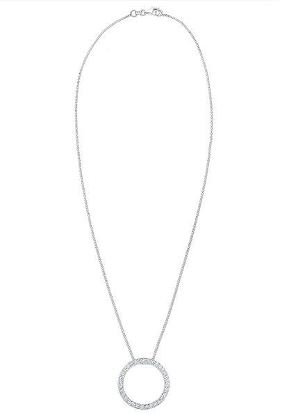 Elli Halskette Kreis Geo Trend Kristalle