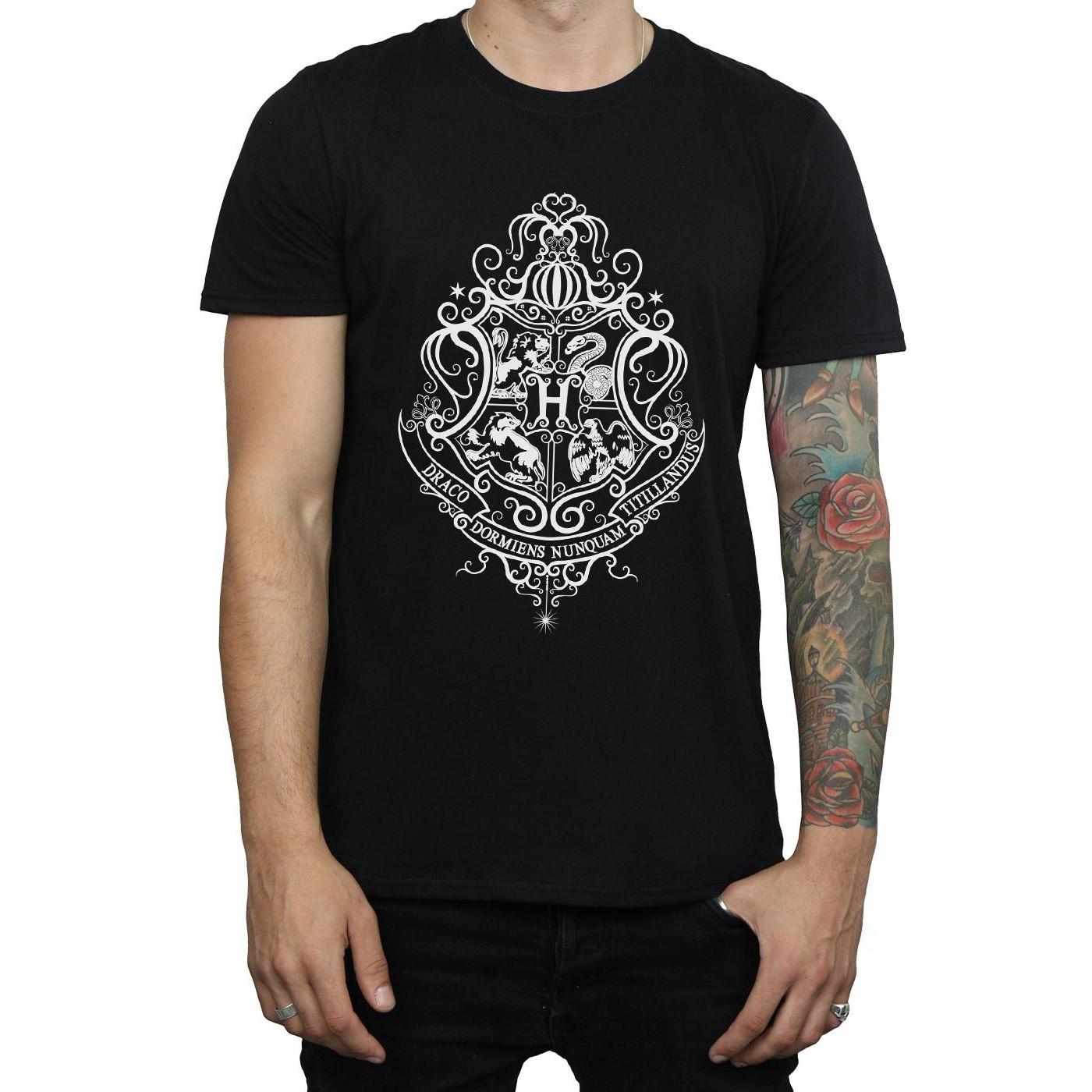 Harry Potter Hogwarts Draco Dormiens Bedrucktes T-Shirt