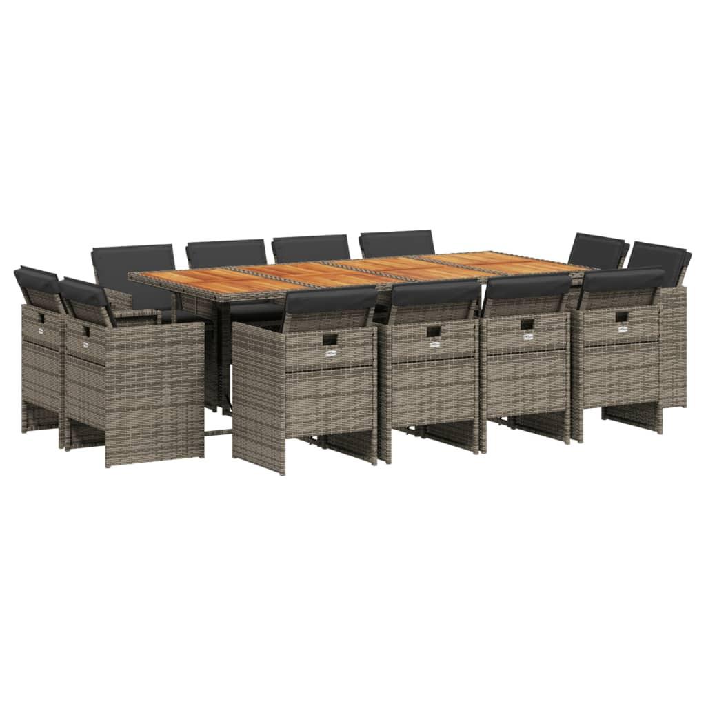 VidaXL Garten essgruppe poly-rattan