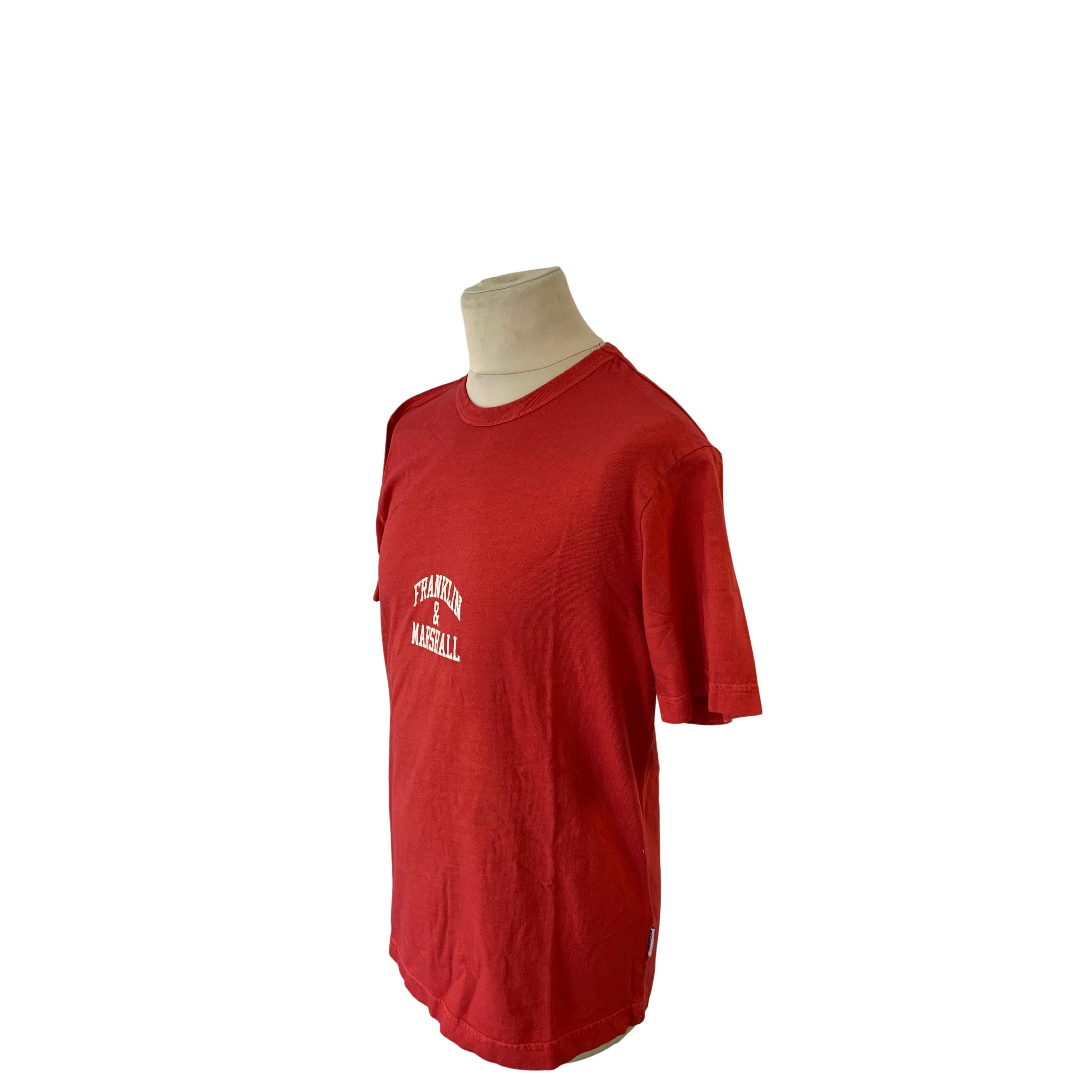 FRANKLIN MARSHALL Klassisches T-Shirt mit Grafikdruck