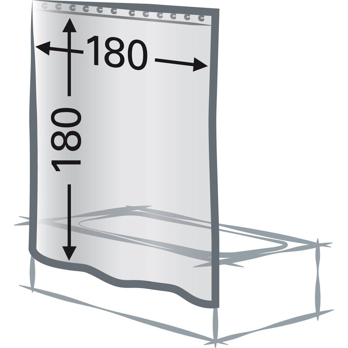 diaqua Duschvorhang Textil Palmier