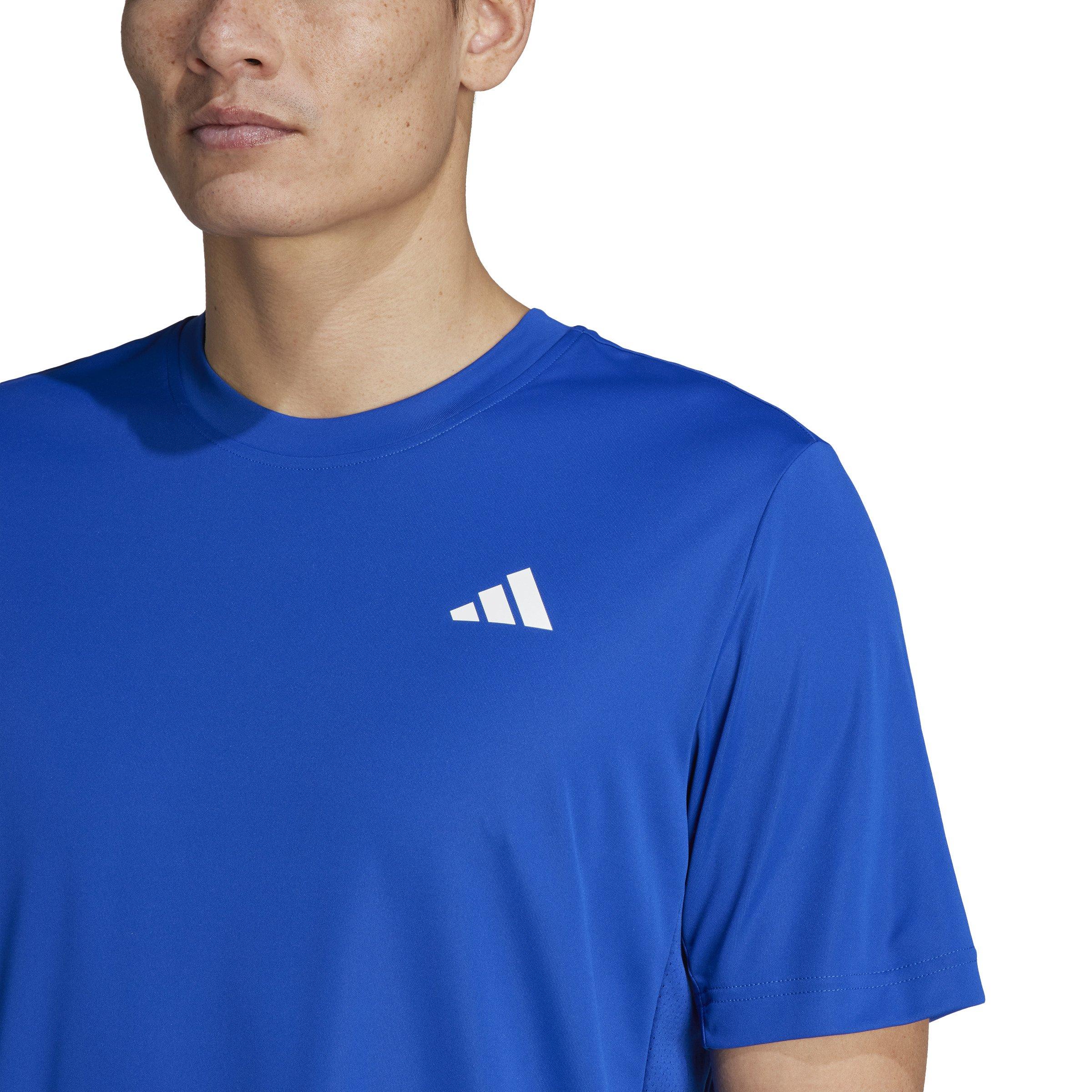 adidas Club 3-Streifen Tennis T-Shirt Royal