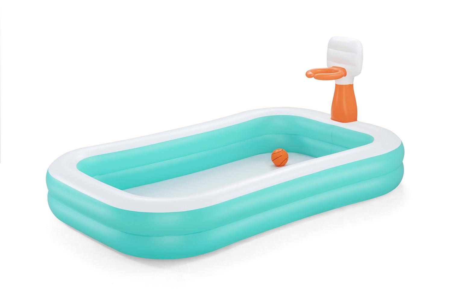 Bestway Familienpool Dunk n Splash 251 x 168 x 102 cm