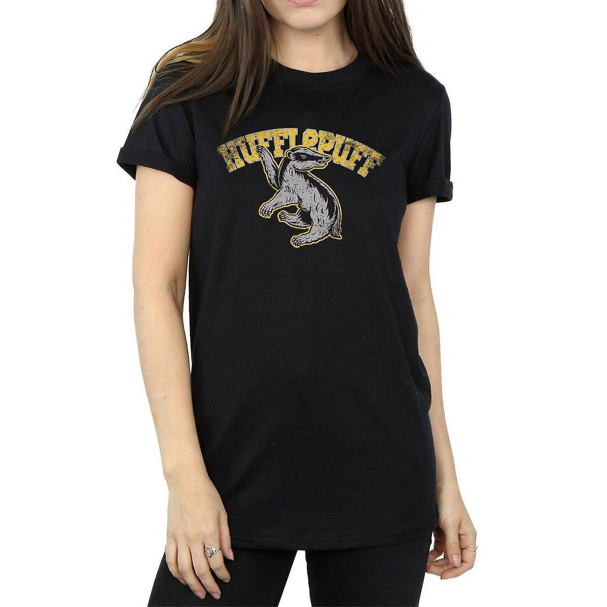 Harry Potter Hufflepuff Emblem Boyfriend Fit T-Shirt