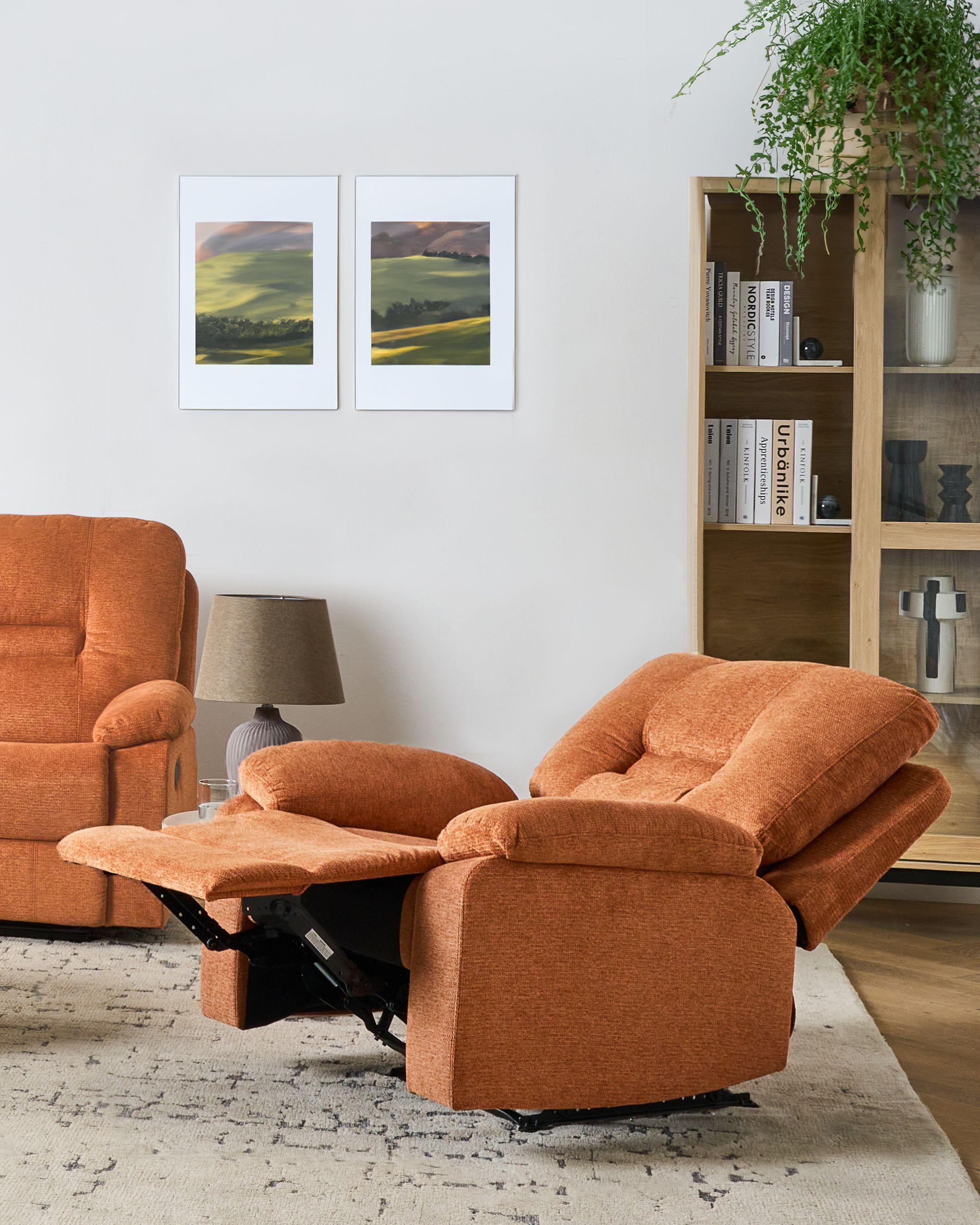 Beliani Fernsehsessel aus Polyester Modern BERGEN