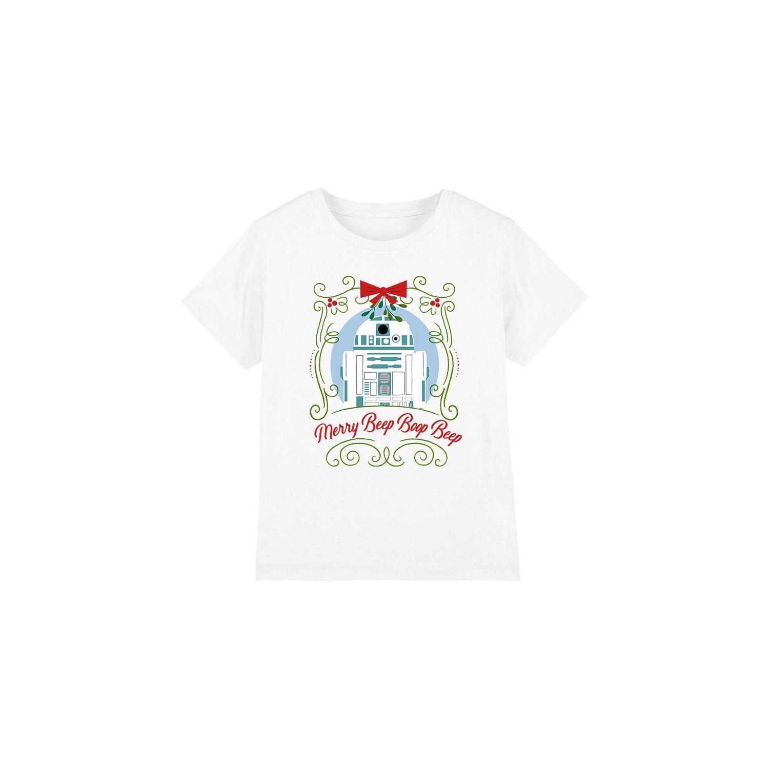 STAR WARS Merry Beep Boop Beep TShirt  weihnachtliches Design