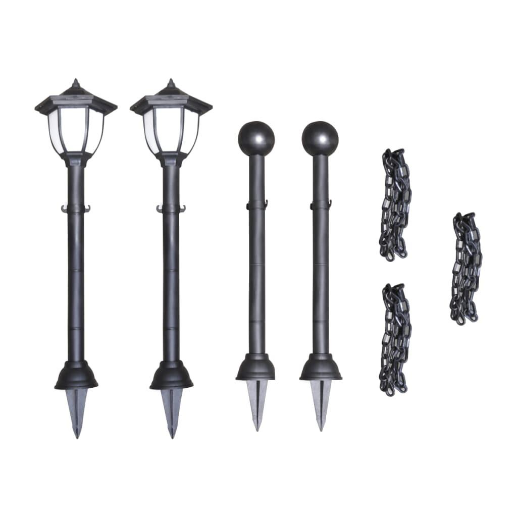 VidaXL Gartenlampe plastik