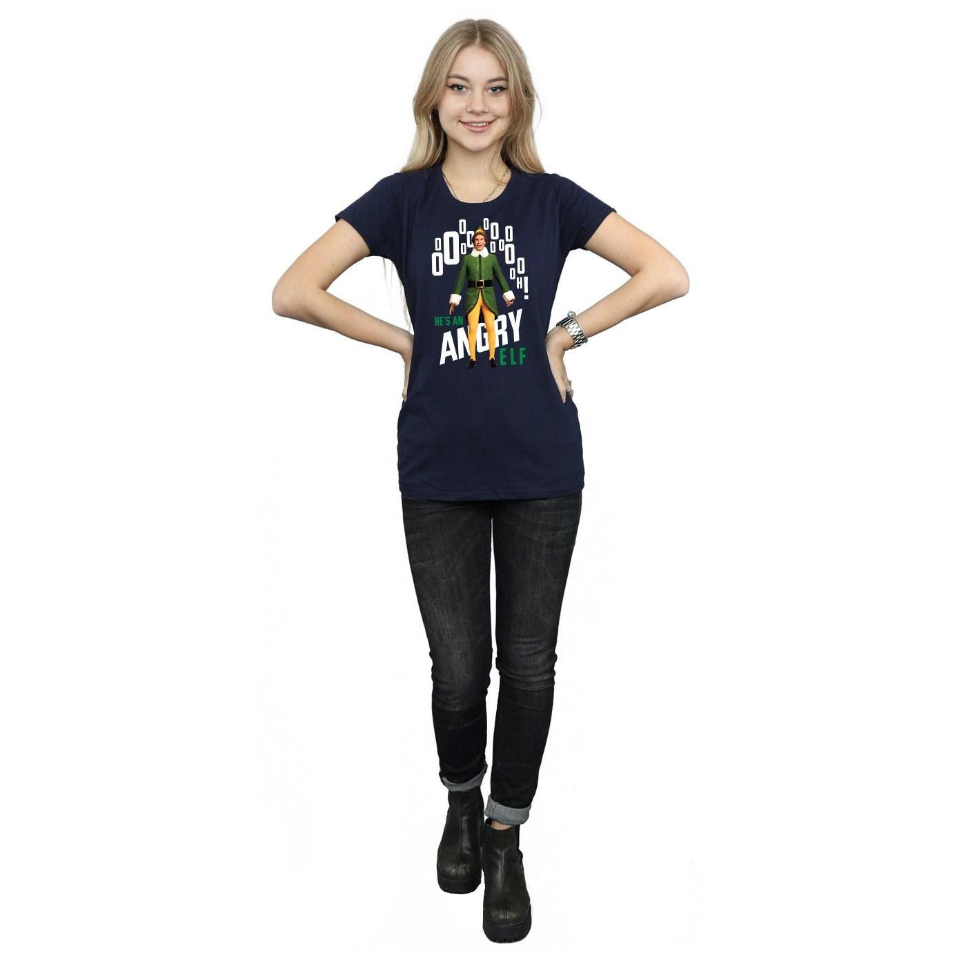 Elf Angry Bedrucktes T-Shirt