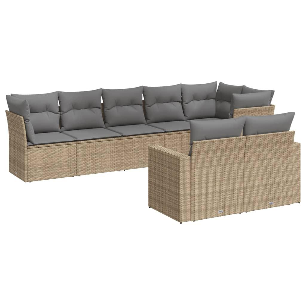 VidaXL Garten sofagarnitur poly-rattan
