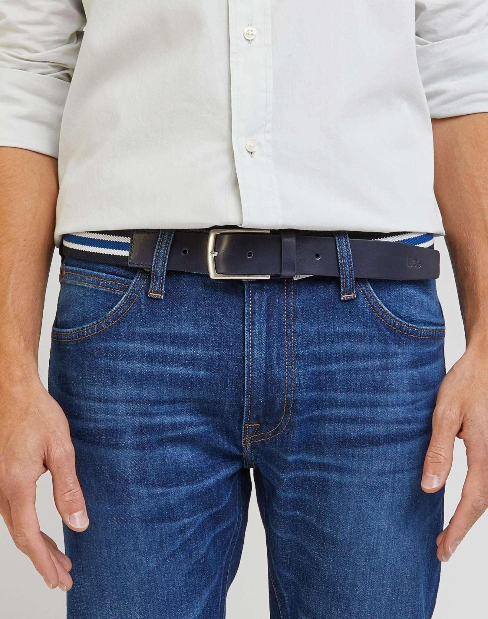 Lee Gürtel Striped Webbing Belt