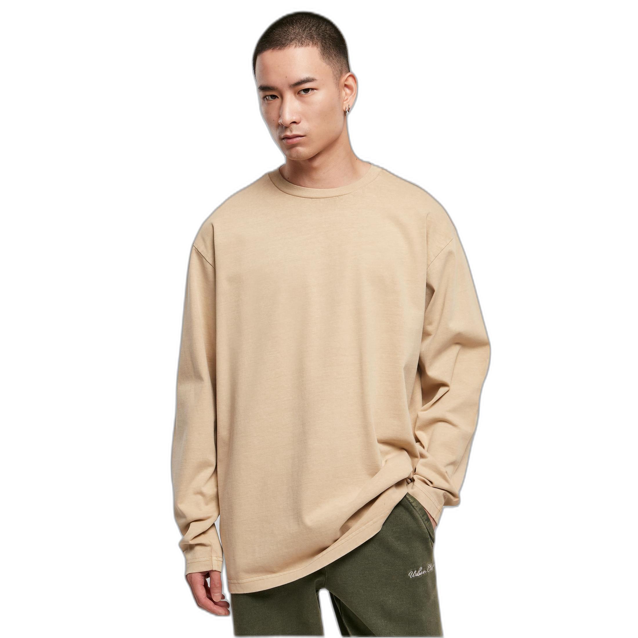URBAN CLASSICS Oversize Langarm Heavy Garment Dye T-Shirt