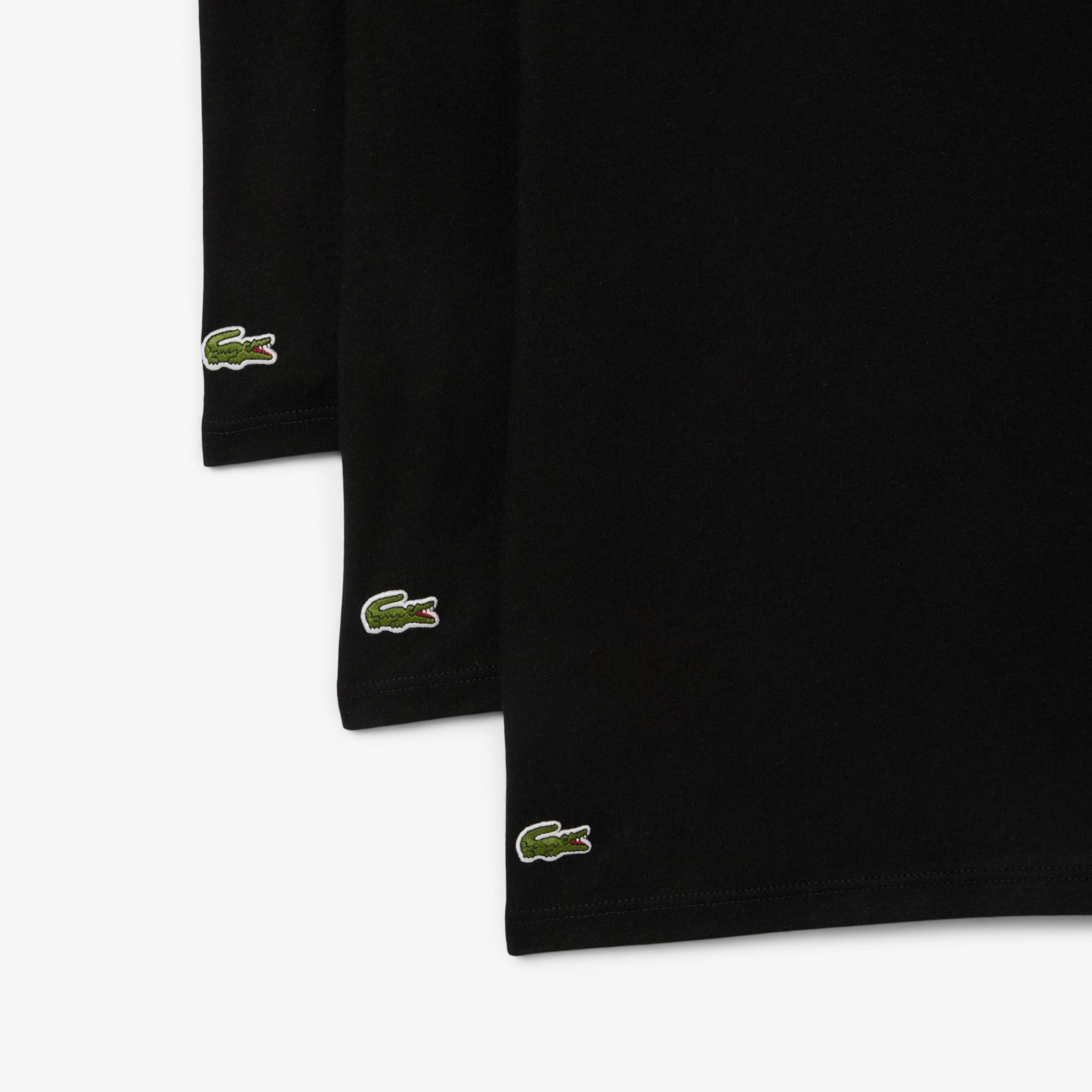 LACOSTE Rundhals Slim Fit T-Shirt 3er-Pack