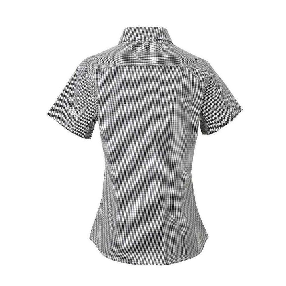 PREMIER Kurzärmliges Button Down Hemd Kariert