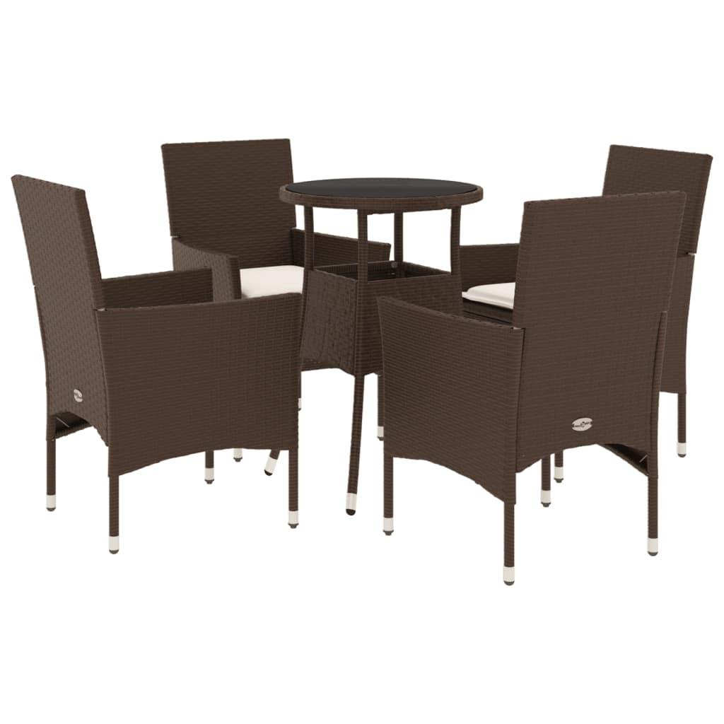 VidaXL Garten essgruppe poly-rattan