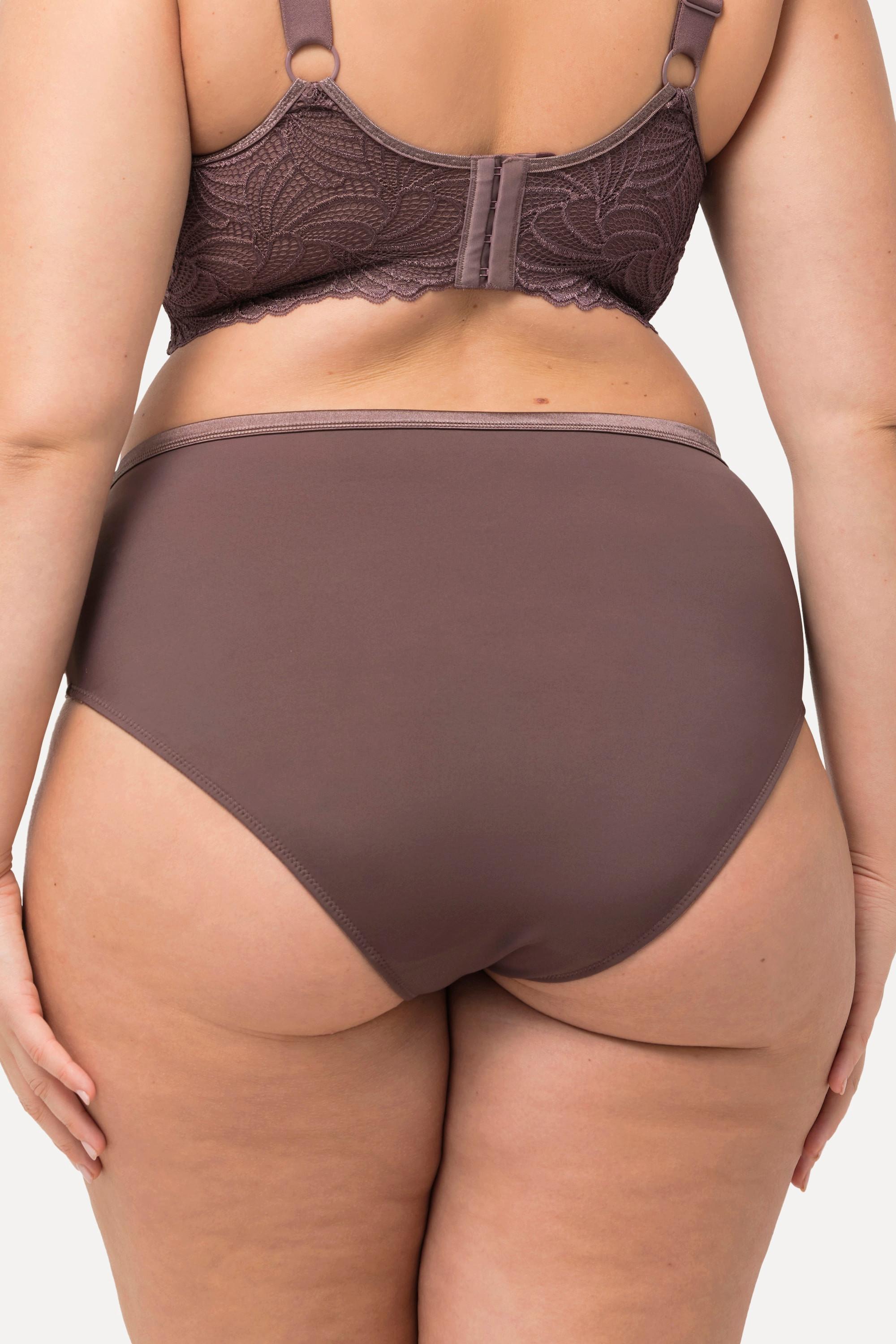 Ulla Popken Midislip, Spitze, Mikrofaser