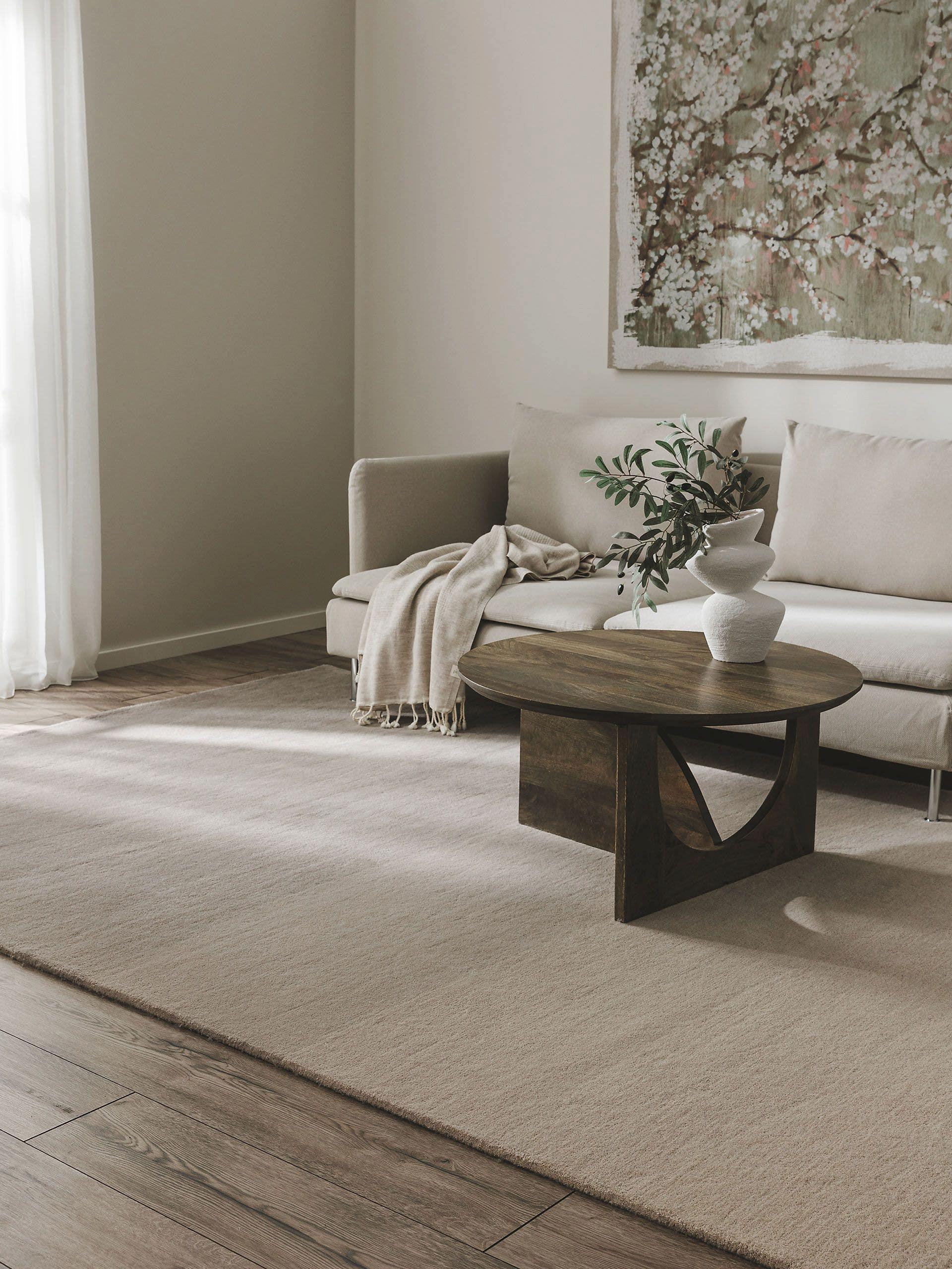 Benuta Wollteppich Dawn Beige
