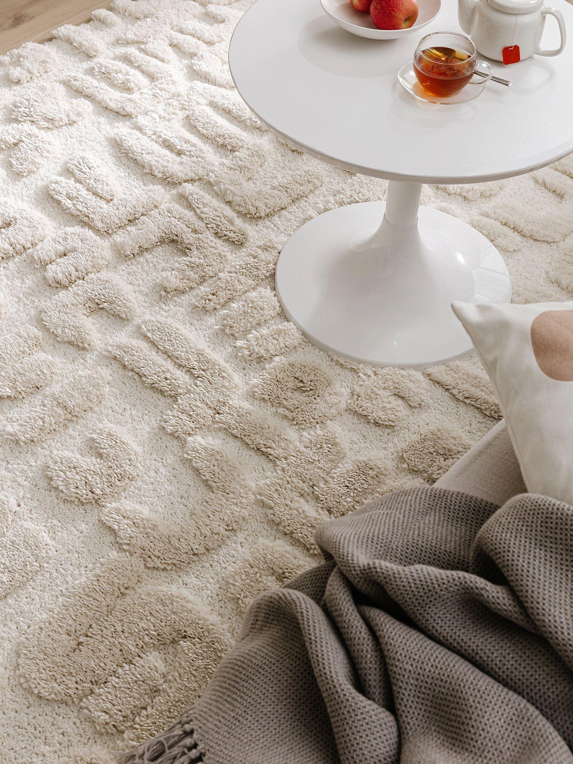 Benuta Hochflorteppich Tibo CreamBeige