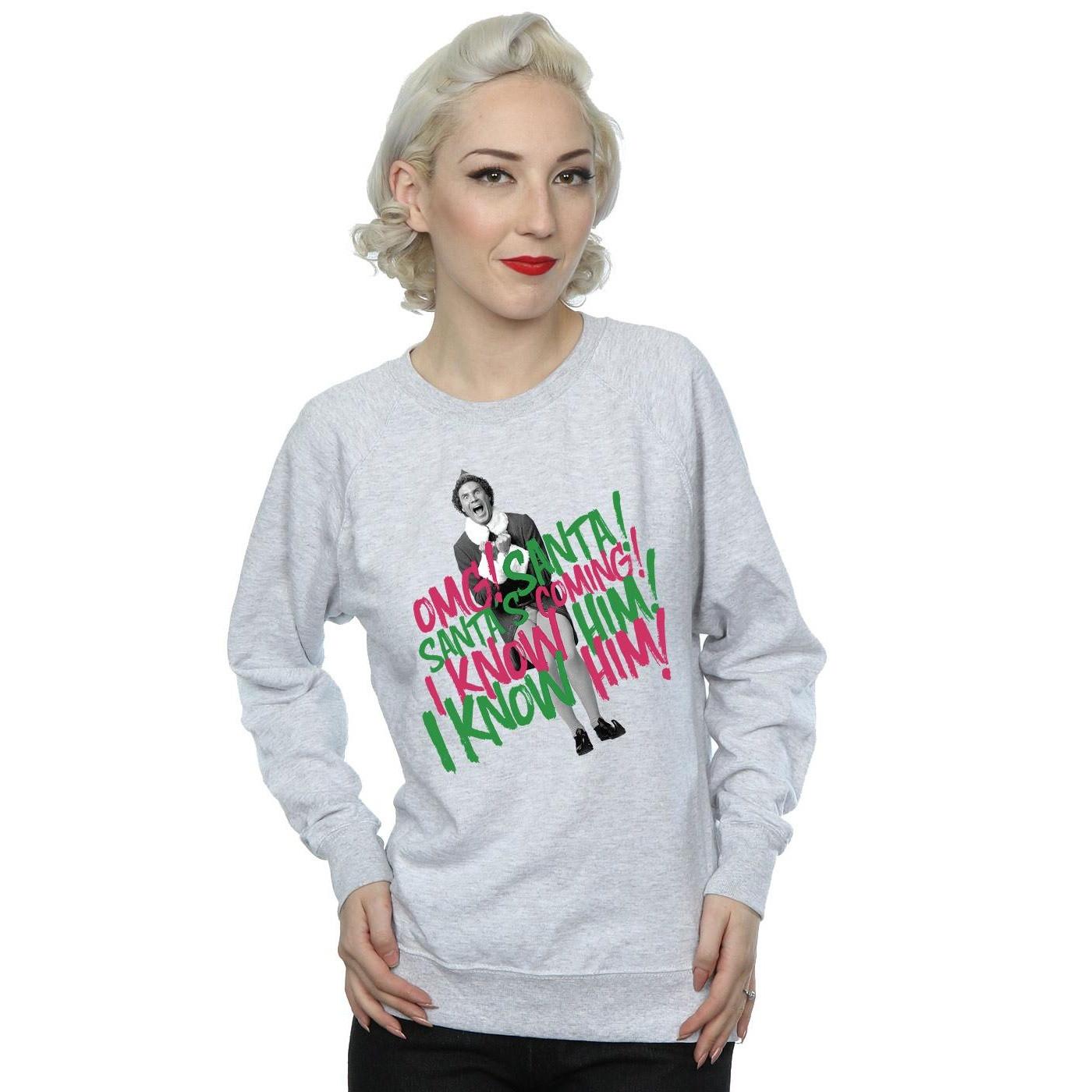 Elf Santa's Coming Sweatshirt