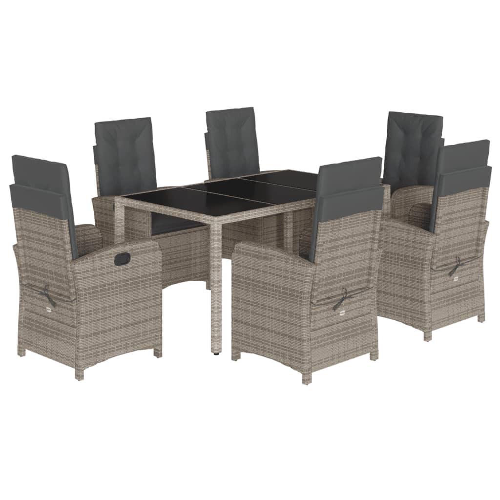 VidaXL Garten essgruppe poly-rattan