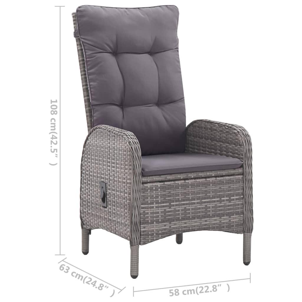 VidaXL Bistro-set poly-rattan