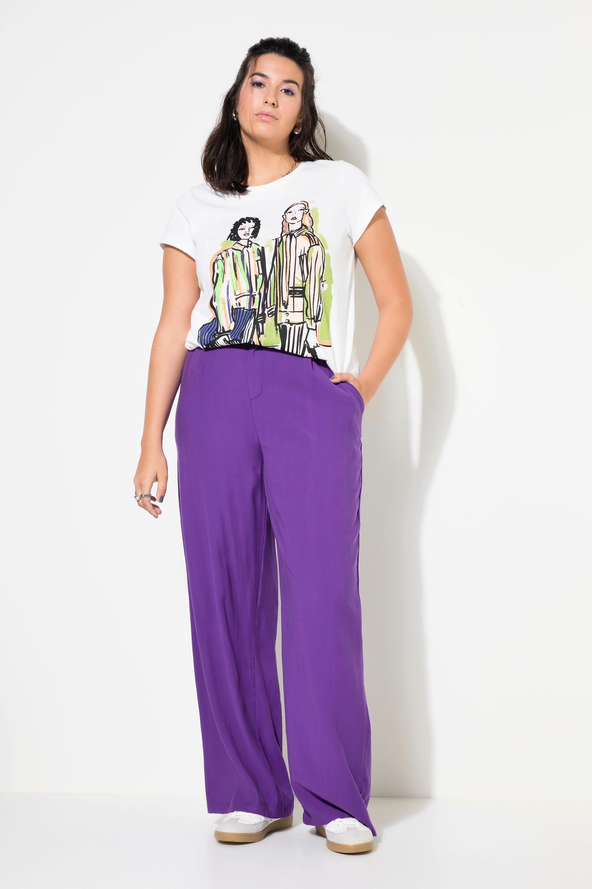 Studio Untold Hose, High Waist, Wide Leg