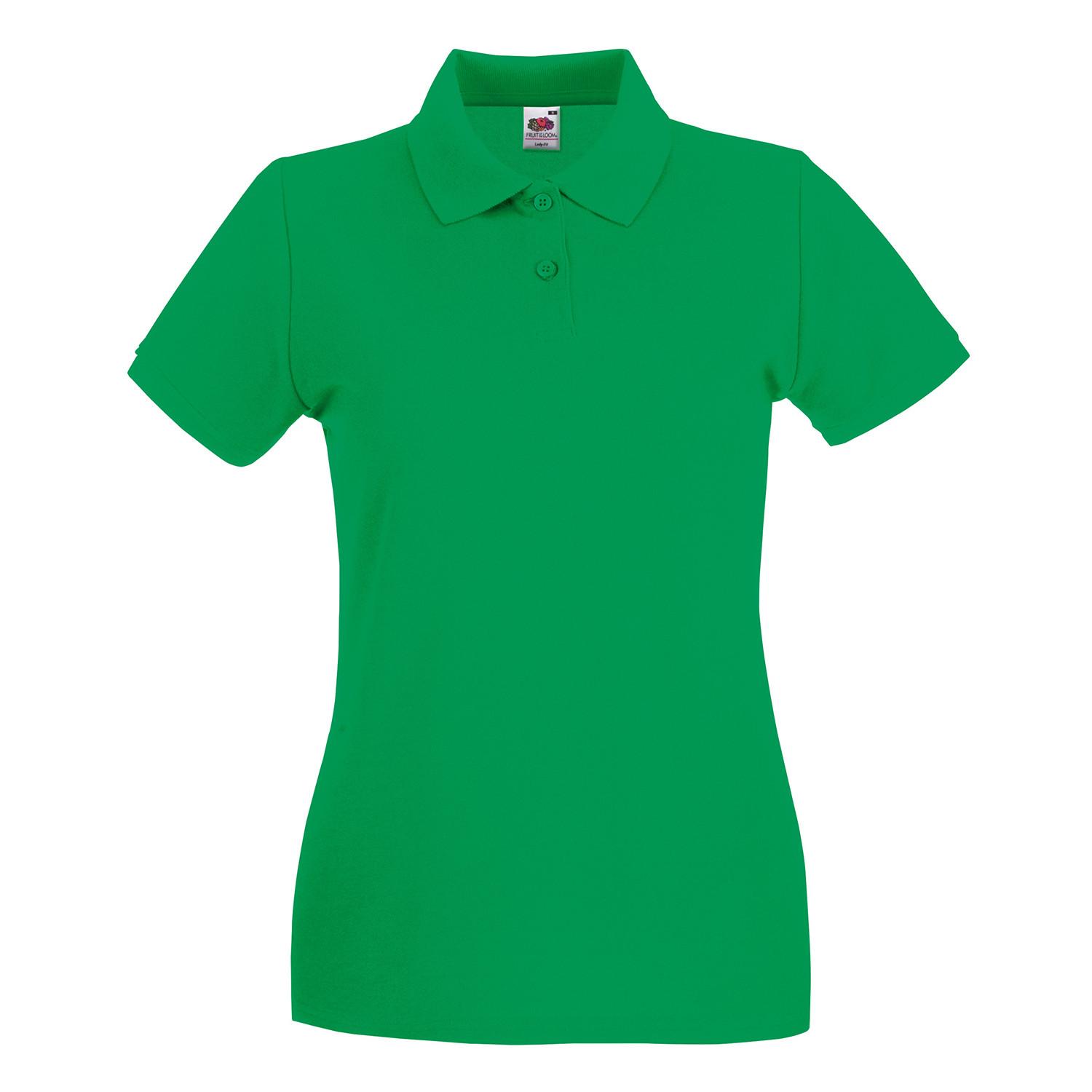 Fruit of the Loom Premium Unifarbenes Poloshirt