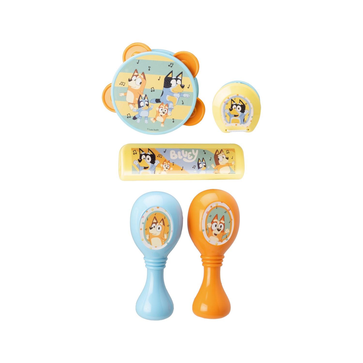Bluey Blaues Mini-Band-Set