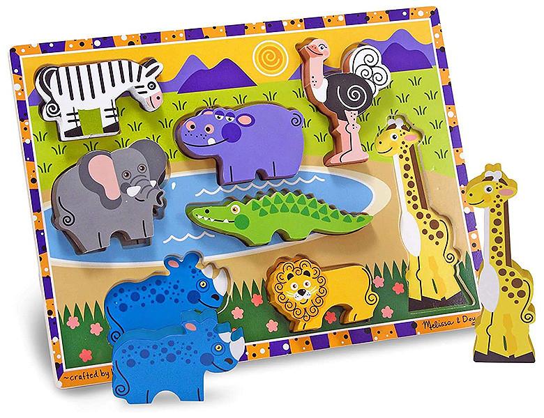 Melissa & Doug Puzzle Safaripuzzle (8Teile)