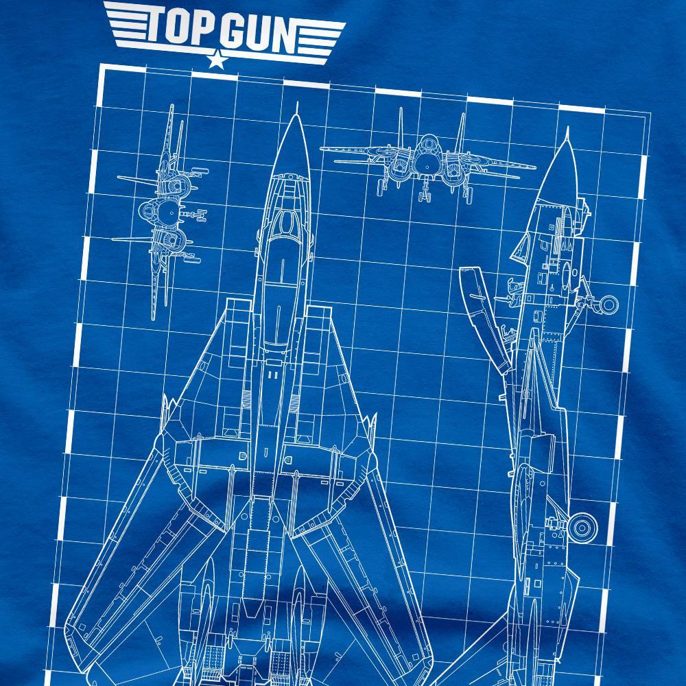 Top Gun Top Gun Blueprint Kurzarm T-Shirt
