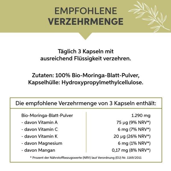Eltabia Bio Moringa Kapseln