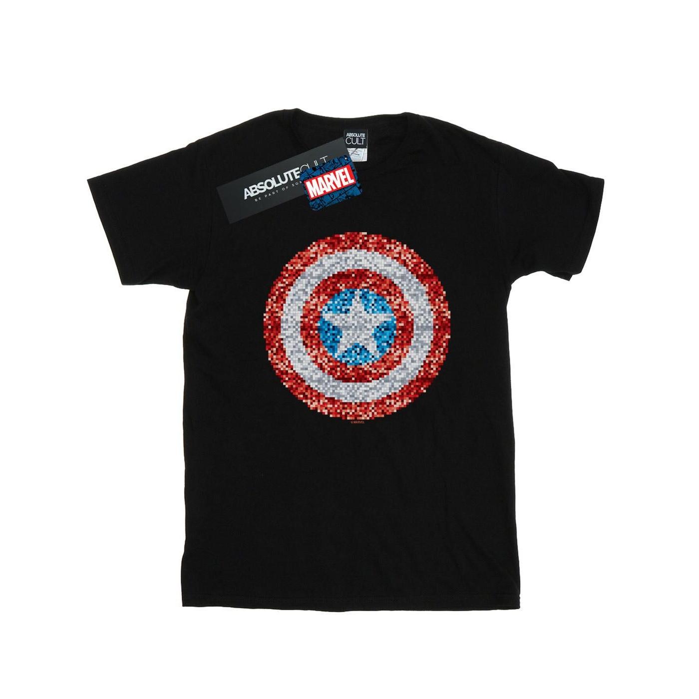 MARVEL Captain America Pixel Shield T-Shirt