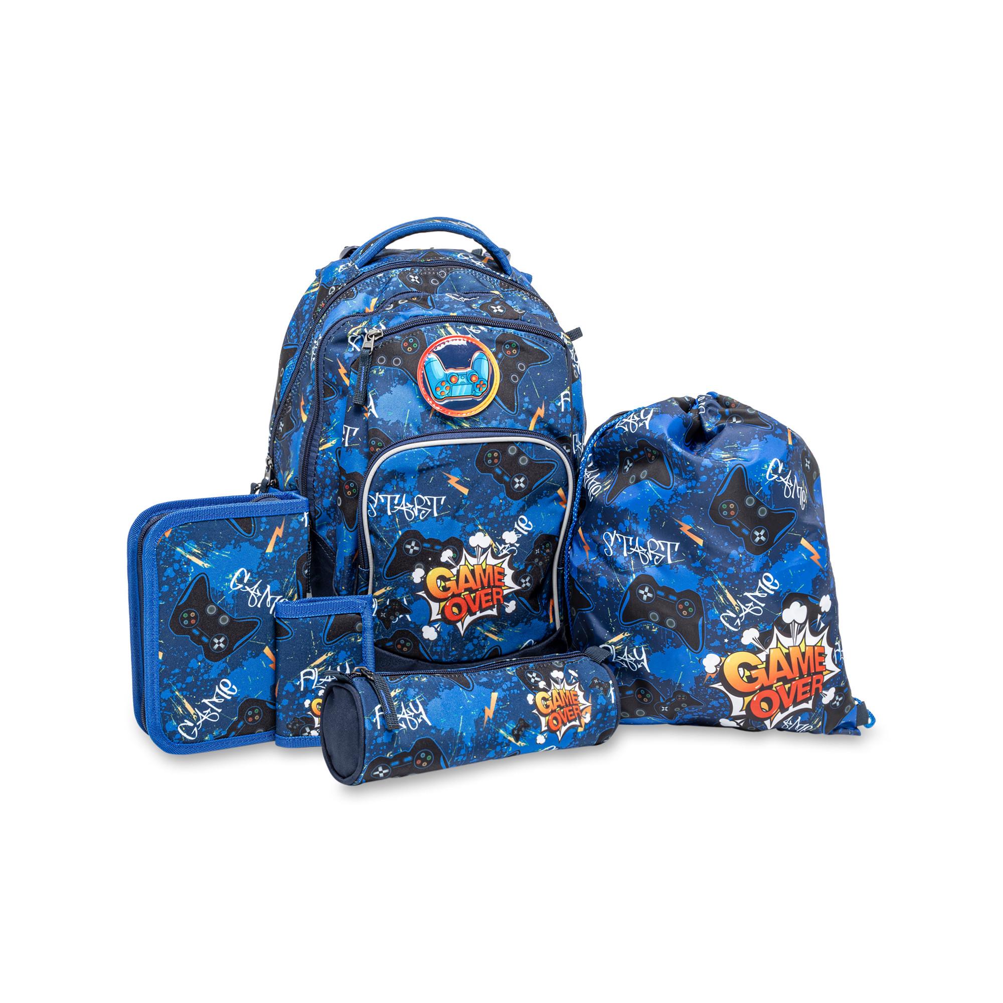 Manor Schulrucksack-Set, 5-teilig Graffiti