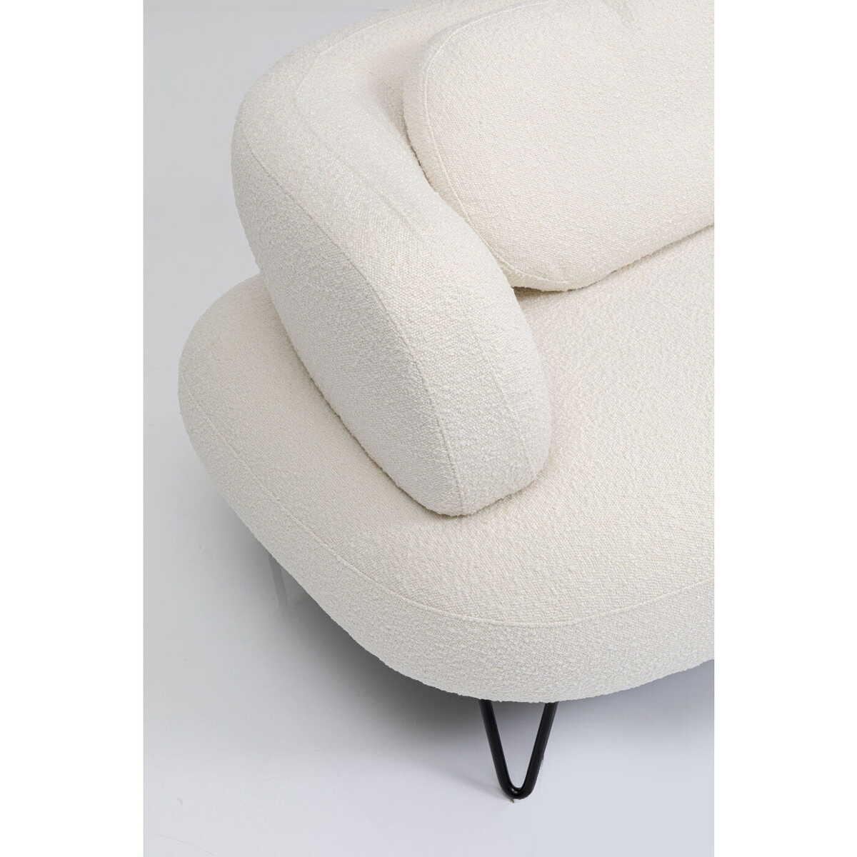 KARE Design Sofa Peppo 2-Sitzer weiss 182