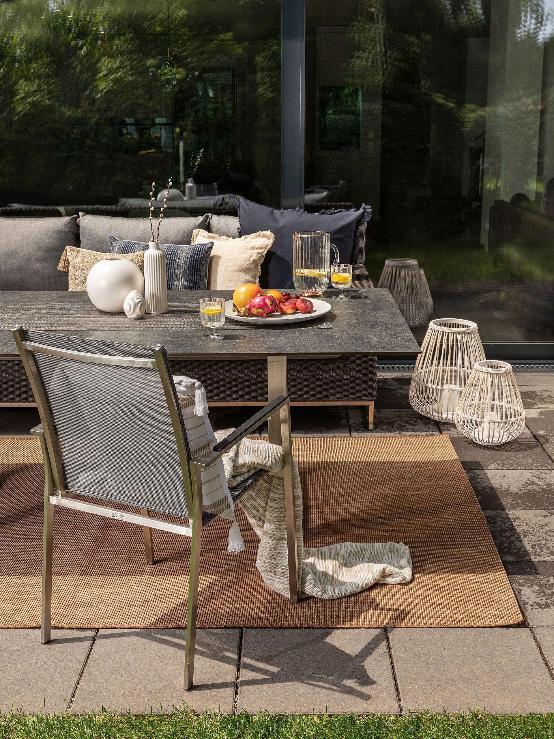 Benuta In- & Outdoor-Teppich Metro Braun