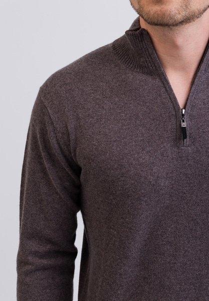 CASH-MERE.CH Kaschmir Stehkragen Pullover