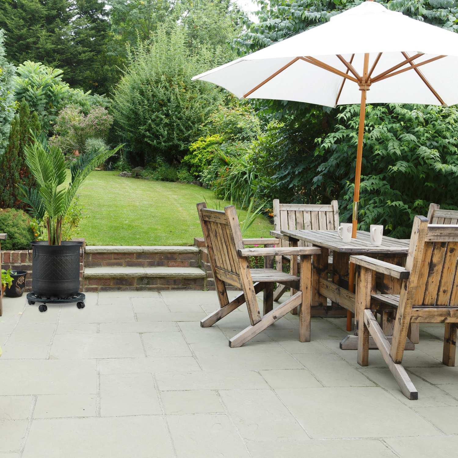 B2X Runde Rollplatte für Topfpflanzen