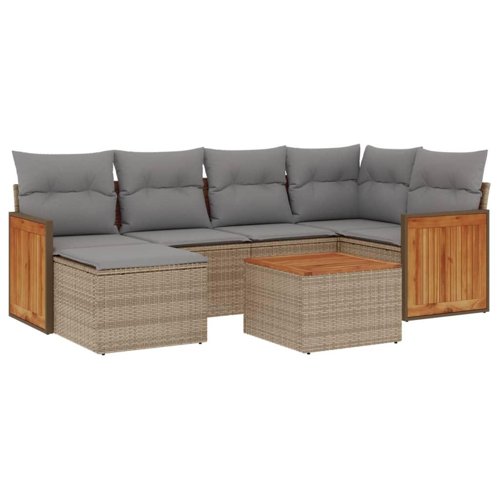 VidaXL Garten sofagarnitur poly-rattan