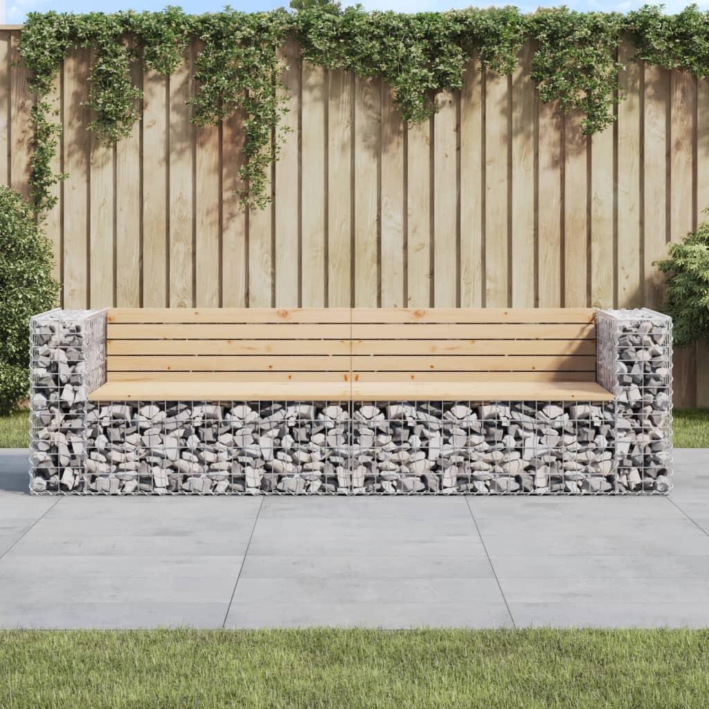 VidaXL Gartenbank kiefernholz