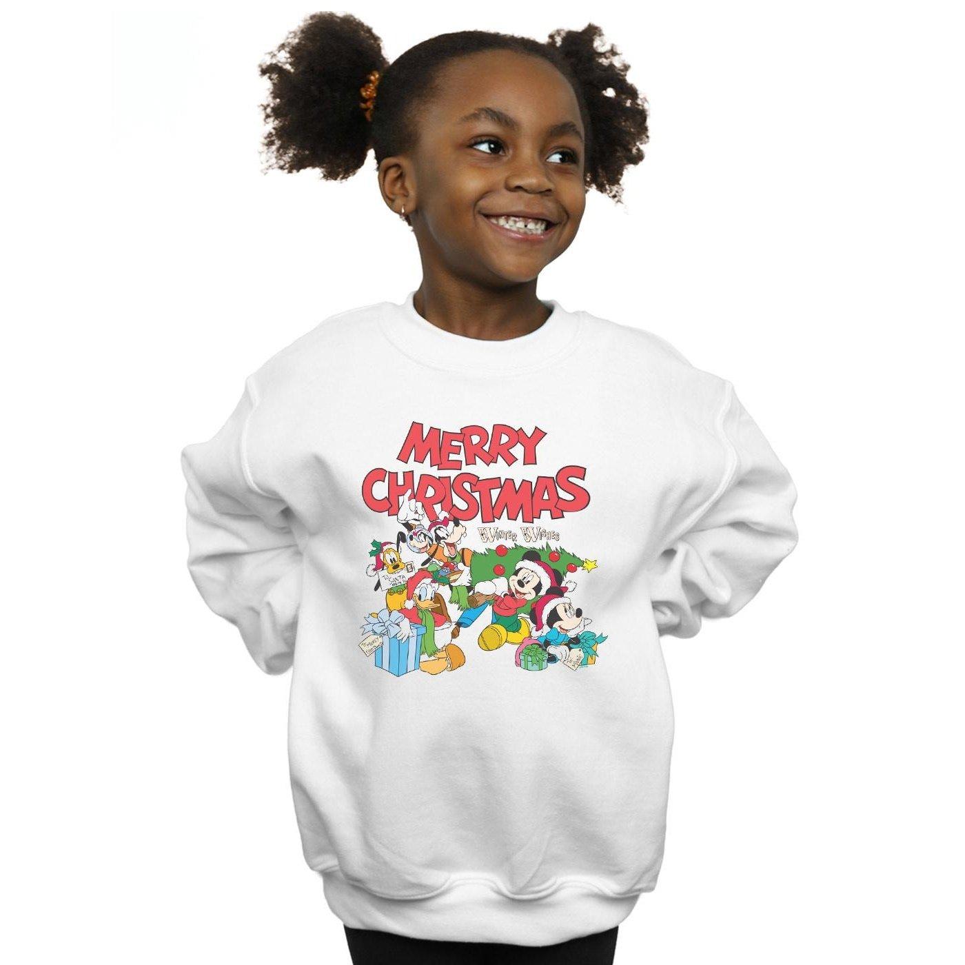 Disney Mickey Mouse And FriendsWinter Wishes Sweatshirt