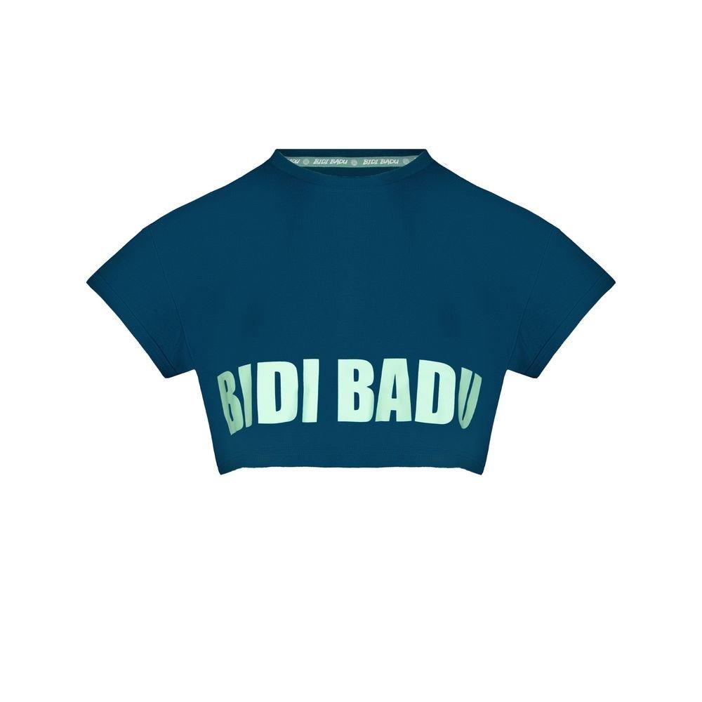 Bidi Badu Abdominis Crop Move T-Shirt - Petrol