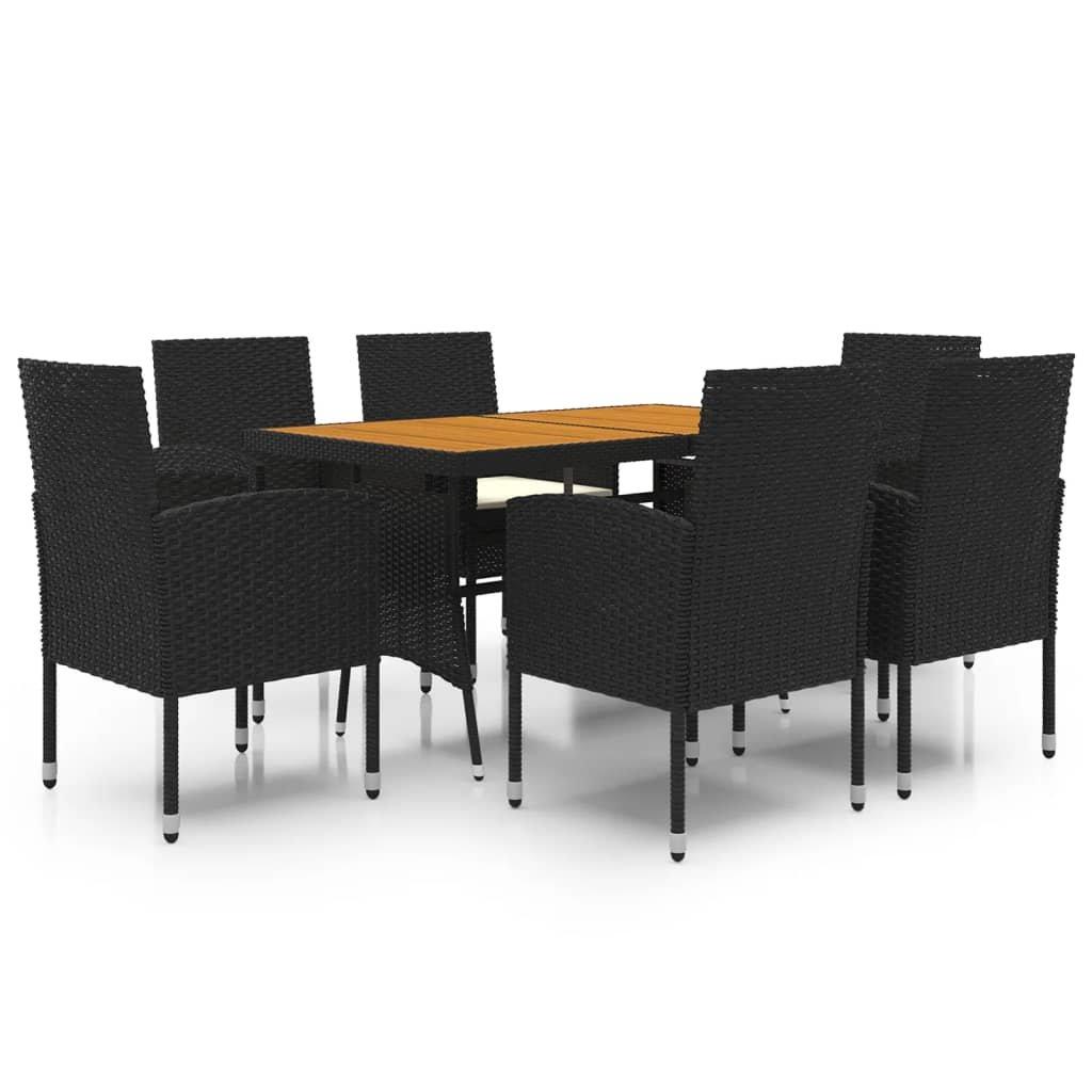 VidaXL Garten essgruppe poly-rattan