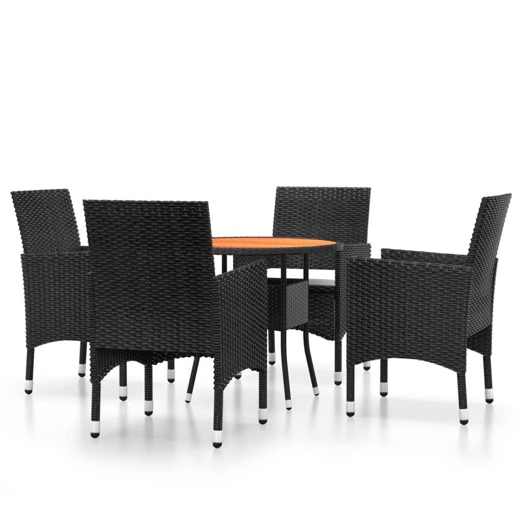 VidaXL Garten essgruppe poly-rattan