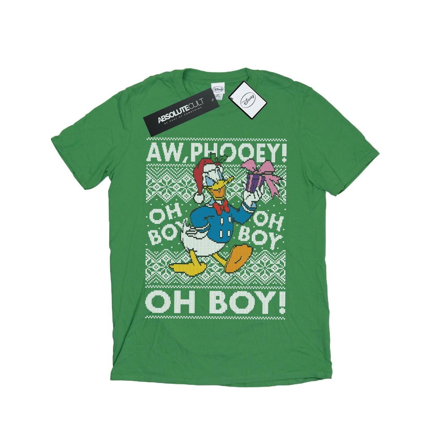 Disney Donald Duck Christmas Aw Phooey Oh Boy T-Shirt