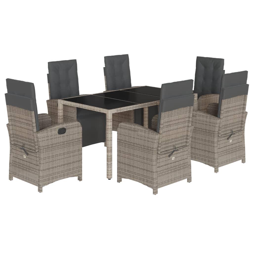 VidaXL Garten essgruppe poly-rattan