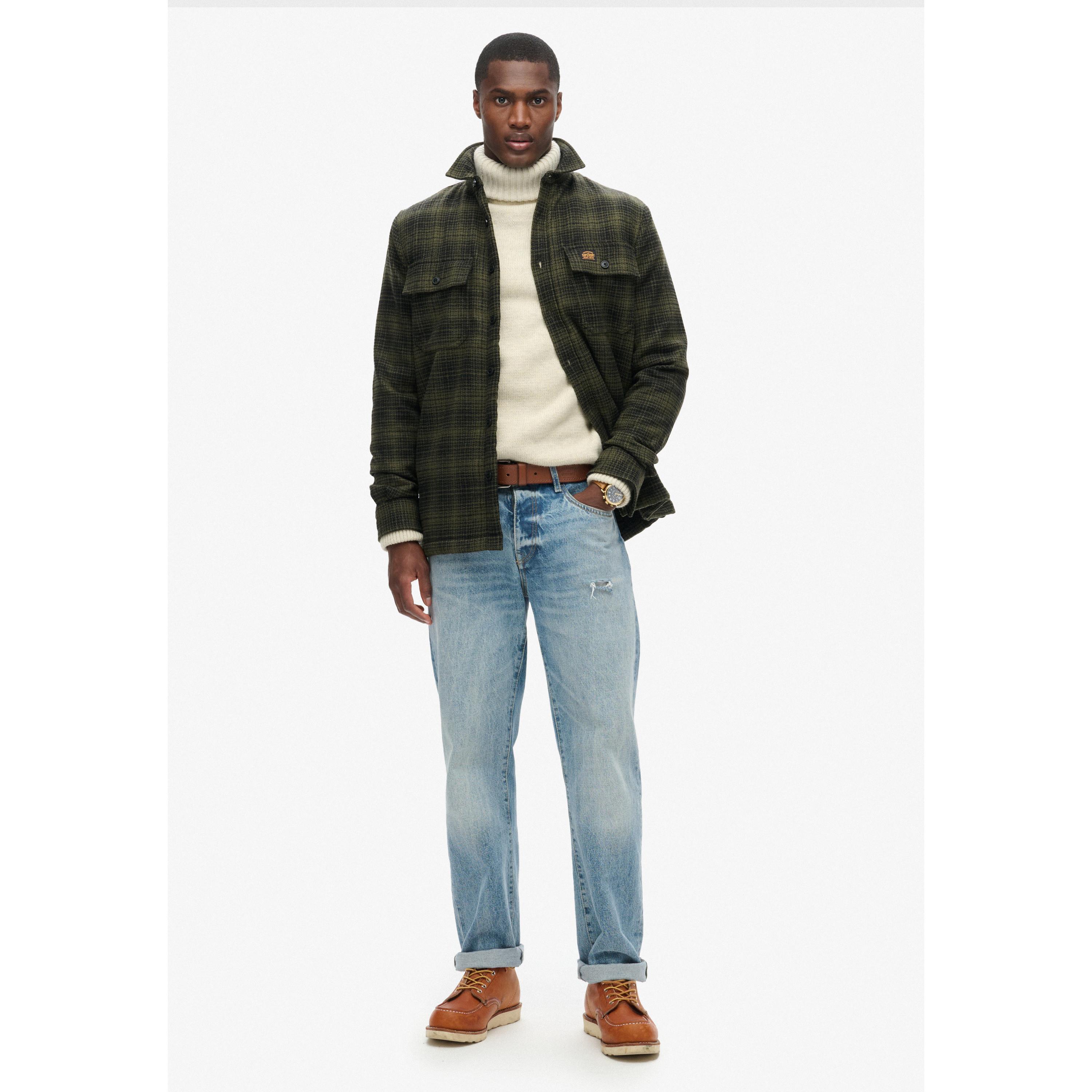 Superdry Wool Miller Kariertes Hemd